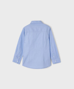 Mayoral Παιδικό Σετ Πουκάμισο με Παπιγιόν και Παντελόνι Καμπαρντινέ – Μπλε