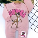 Βρεφικό Φορμάκι με Σχέδιο Ήρωα Κινουμένων Σχεδίων - Ροζ (ΜΠΑΜ-73657)