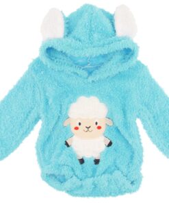 Βρεφικό Κορμάκι Fleece Μακρυμάνικο με Σχέδιο Προβατάκι - Βεραμάν