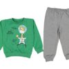 Βρεφικό Σετ Λεπτές Φόρμες, Μπλούζα και Παντελόνι με Σχέδιο - Πράσινο (72953)