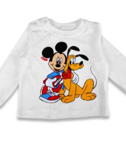 Βρεφικό Σετ Μπλούζα με Παντελονάκι και Αμάνικο Μπουφαν με Ήρωες Κινουμένων Σχεδίων – Μπεζ (ΜΙΚ-72536)