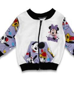 Βρεφικό Σετ Ζακετάκι και Παντελόνι με Ήρωες Κινουμένων Σχεδίων – Λιλά (ΜΙΝ-72583)