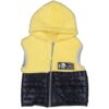 Ζακετάκι Αμάνικο Fleece με Κουκούλα - Κίτρινο (72674)