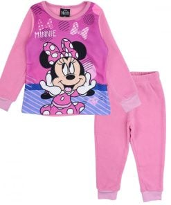 Disney Παιδικό Fleece Σετ Χοντρή Πιτζάμα Μπλούζα και Παντελόνι με Σχέδιο Φιγούρα Μίννι Μάους - Ροζ (75476) Disney Παιδικό Fleece Σετ Χοντρή Πιτζάμα Μπλούζα και Παντελόνι με Σχέδιο Φιγούρα Μίννι Μάους - Ροζ (75476)