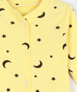 Φορμάκι Βρεφικό με Σχέδιο και Ανοιχτά Ποδαράκια – Κίτρινο (77060)