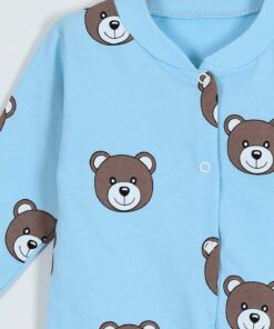 Φορμάκι Βρεφικό με Σχέδιο και Ανοιχτά Ποδαράκια – Μπλε (76980)