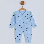 Φορμάκι Βρεφικό με Σχέδιο και Ανοιχτά Ποδαράκια – Μπλε (77080)