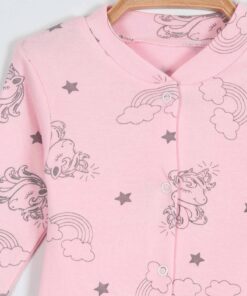 Φορμάκι Βρεφικό με Σχέδιο και Ανοιχτά Ποδαράκια – Ροζ (76967)