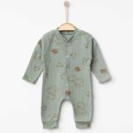 Φορμάκι Βρεφικό με Σχέδιο και Ανοιχτά Ποδαράκια – Πράσινο (77156)