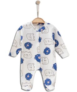 Φορμάκι Βρεφικό με Σχέδιο και Κλειστά Ποδαράκια – Μπλε (76961)