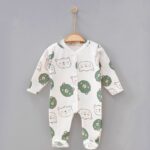 Φορμάκι Βρεφικό με Σχέδιο και Κλειστά Ποδαράκια - Πράσινο (76955)