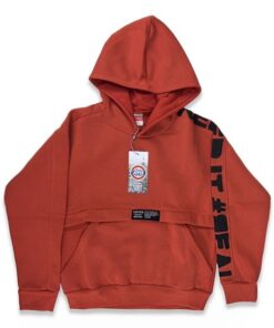 Joyce Παιδικό Σετ Φόρμες Χοντρές Μπλούζα με Κουκούλα και Παντελόνι - Πορτοκαλί (2364114)