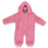 Joyce Βρεφικό Φορμάκι Fleece με Κουκούλα - Ροζ 2371302 (78164)