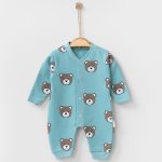 Φορμάκι Βρεφικό με Σχέδιο Αρκουδάκια και Ανοιχτά Ποδαράκια – Βεραμάν (81551)