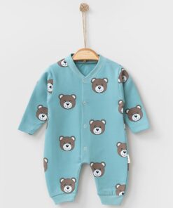 Φορμάκι Βρεφικό με Σχέδιο Αρκουδάκια και Ανοιχτά Ποδαράκια – Βεραμάν (81551)