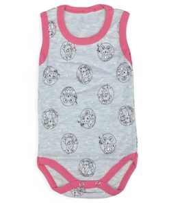 Κορμάκι Αμάνικο με Σχέδιο Κοάλα - Κοραλί (80884)