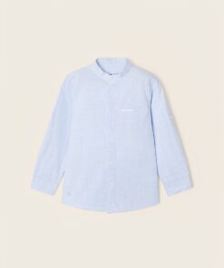 Mayoral Παιδικό Πουκάμισο Μακρυμάνικο Μάο - Γαλάζιο (23-03168-050)