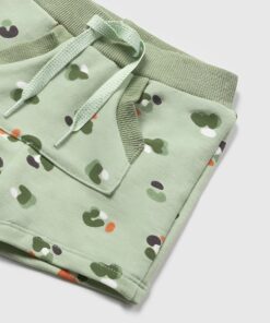 Mayoral Σετ Κοντομάνικη Μπλούζα και Σορτσάκι με Σχέδιο Λιονταράκι