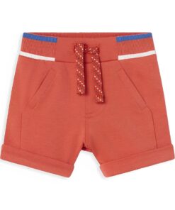 Mayoral Σετ Κοντομάνικη Μπλούζα και Σορτσάκι με Σχέδιο Λιονταράκι – Κεραμιδί