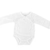 Mayoral Βρεφικό Κορμάκι Μακρυμάνικο Πουά - Άσπρο (12-02708-024)