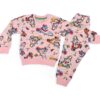 Παιδικό Σετ Πιτζάμες Λεπτές Μπλούζα και Παντελόνι με Σχέδιο Κοριτσάκια - (80935)