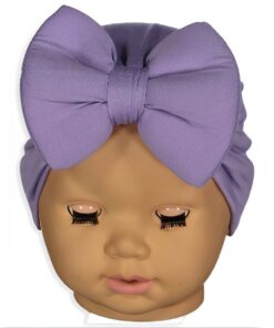 Τουρμπάνι για το Κεφαλάκι με Σχέδιο Φιογκάκι Λιλά -  0-2 Ετών (81235)