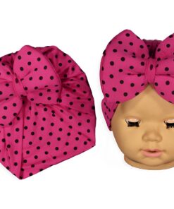 Τουρμπάνι Πουά για το Κεφαλάκι με Σχέδιο Φιογκάκι Φουξ -  0-2 Ετών (81237)