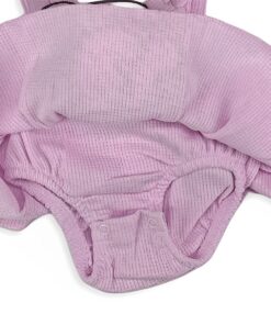 Βρεφική Φούστα Σαλοπέτα με Κάλυμμα Πάνας Βρακάκι και Μακρυμάνικη Μπλούζα με Σχέδιο Αρκουδάκι – Ροζ (81822)