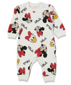 Βρεφικό Φορμάκι με Ήρωα Κινουμένων Σχεδίων - Άσπρο (ΜΙΝ-81464)