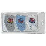 Καλτσούλες Βρεφικές Σετ 3 Ζευγάρια  -  0-6 Μηνών (82974)