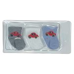 Καλτσούλες Βρεφικές Σετ 3 Ζευγάρια  -  0-6 Μηνών (82985)