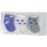 Καλτσούλες Βρεφικές Σετ 3 Ζευγάρια  -  0-6 Μηνών (83000)