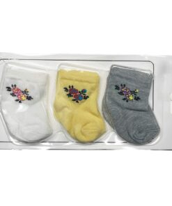 Καλτσούλες Βρεφικές Σετ 3 Ζευγάρια  -  0-6 Μηνών (83147)
