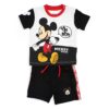 Disney Σετ Μπλουζίτσα και Παντελονάκι Σορτσάκι με Σχέδιο "Mickey" - Μαύρο (83828)