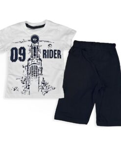 Παιδικό Σετ Μπλούζα Κοντομάνικη και Βερμούδα "09 Rider" - (84462)
