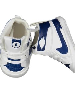 Παπουτσάκια Μποτάκια Βρεφικά Αγκαλιάς με Κορδονάκια - Μπλε (84294)