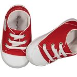 Παπουτσάκια Βρεφικά Αγκαλιάς με Κορδονάκια - Κόκκινο (84260)