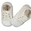 Παπουτσάκια Βρεφικά Αγκαλιάς με Κορδονάκια - Άσπρο (84268)