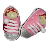 Παπουτσάκια Βρεφικά Αγκαλιάς με Σχέδιο Ζωάκι Αρκουδάκι - Ροζ (84252)