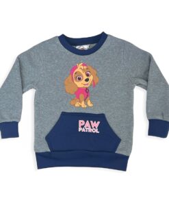 PAW Patrol Παιδικό Σετ Χοντρές Φόρμες Φούτερ, Μπλούζα και Παντελόνι - Γκρι (83817)