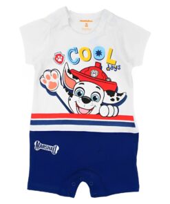 Paw Patrol Βρεφικό Φορμάκι Κοντομάνικο - Μπλε (84073)