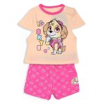 PAW Patrol Βρεφικό Σετ Μπλουζίτσα και Παντελονάκι Σορτσάκι - Φουξ (84058)