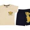 Παιδικό Σετ Μπλούζα και Σορτσάκι με Ήρωα Κινουμένων Σχεδίων - Μπεζ (ΛΑΙΟ-86212)