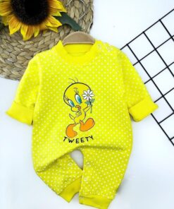 Βρεφικό Φορμάκι με Ήρωα Κινουμένων Σχεδίων - Κίτρινο (ΤΟΥ-85706)