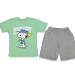 Παιδικό Σετ Μπλούζα και Σορτσάκι με Ήρωα Κινουμένων Σχεδίων - Γκρι (87368)
