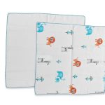 Βρεφικές Unisex Βαμβακερές Λαβέτες (Πανάκια) 2 Τεμάχια 45x45 cm - Λευκό (88354)