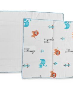 Βρεφικές Unisex Βαμβακερές Λαβέτες (Πανάκια) 2 Τεμάχια 45x45 cm - Λευκό (88354)