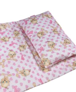 Βρεφικό Στρωματάκι Αλαξιέρα και Μαξιλαράκι με Σχέδιο Μωράκι, 50×38εκ, 0-6 Μηνών (88131)