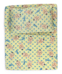 Βρεφικό Στρωματάκι Αλαξιέρα και Μαξιλαράκι με Σχέδιο Μωράκι, 50×38εκ, 0-6 Μηνών (88135)