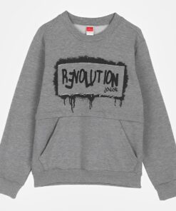 Joyce Παιδικό Σετ Λεπτές Φόρμες, Μπλούζα και Παντελόνι "Revolution" - Γκρι (89208)